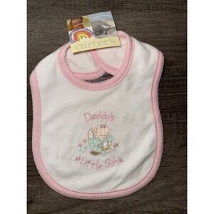 Baby Girl Clothes New‎ Vintage Carter's Daddy's Little Girl Baby Bib